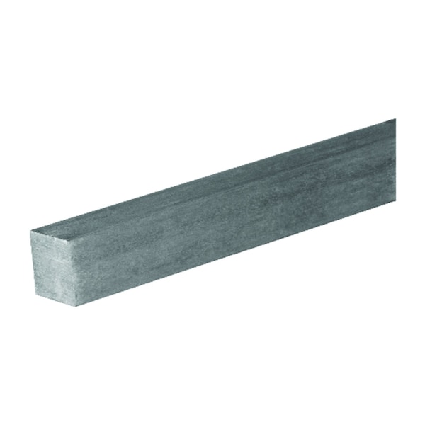 Steelworks Undersized Key Stock, Steel, Zinc Plated, 12 in L, 1/4 in W 11174 - main